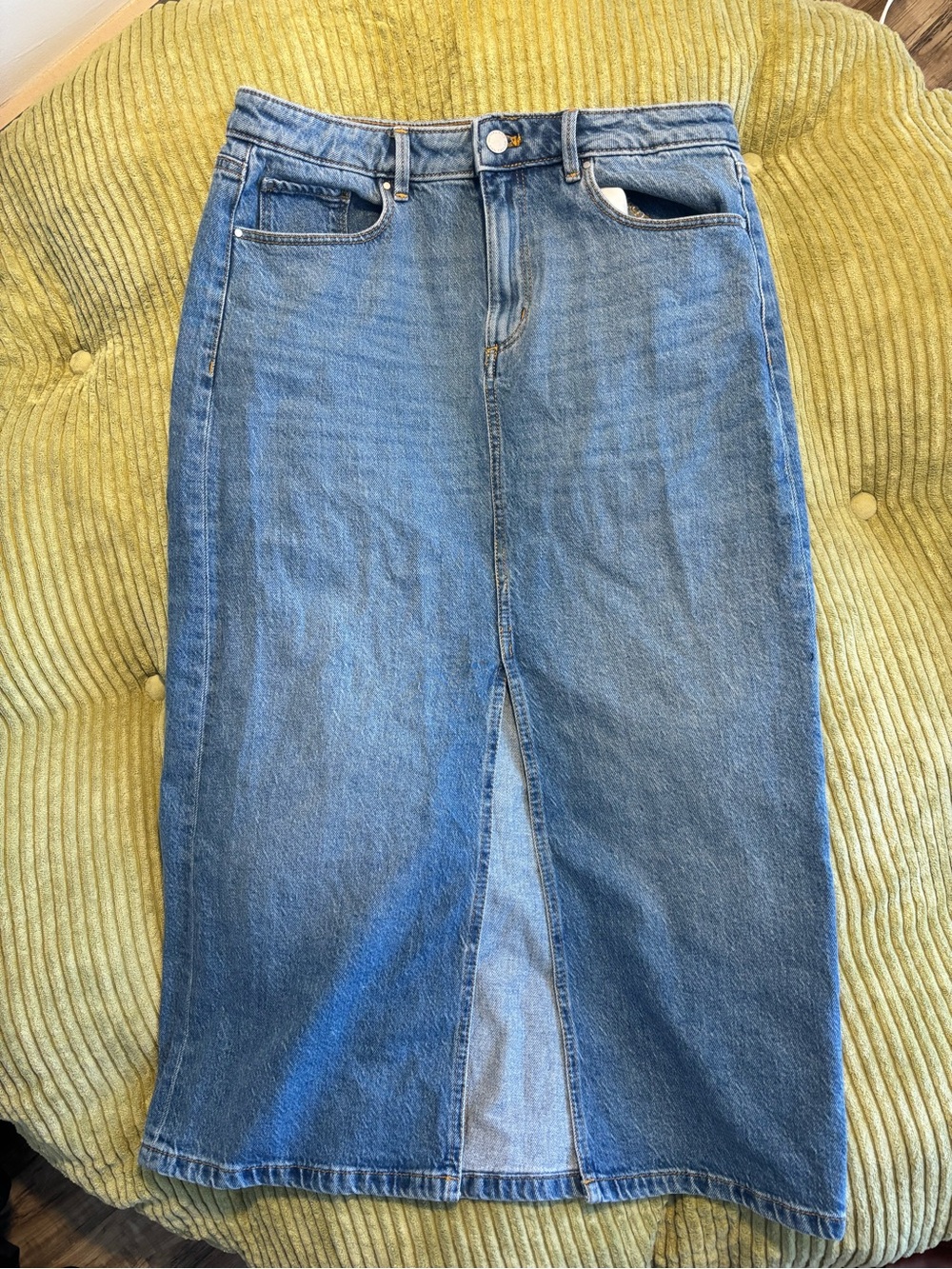 Ann Taylor Denim Maxi Skirt